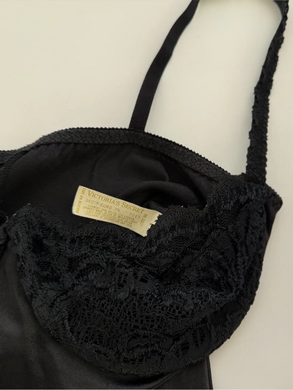Vintage 90s Victoria’s Secret Gold Label Lace Bustier Slip Dress - Picture 8 of 8